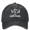 Men Women Cult Horror Gremlinse Movie Film Hats Vintage Distressed Cotton Baseball Cap Adjustable