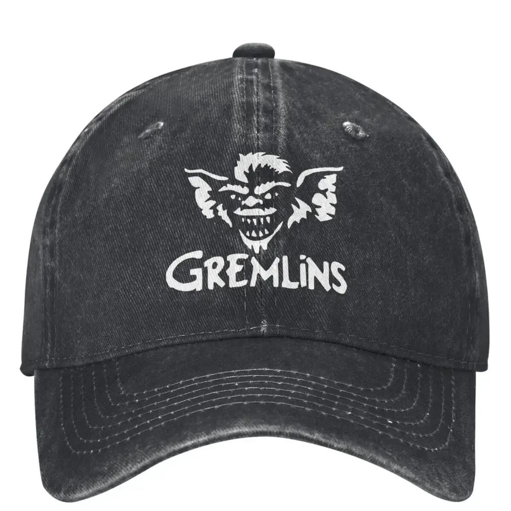 Men Women Cult Horror Gremlinse Movie Film Hats Vintage Distressed Cotton Baseball Cap Adjustable