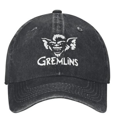 Men Women Cult Horror Gremlinse Movie Film Hats Vintage Distressed Cotton Baseball Cap Adjustable