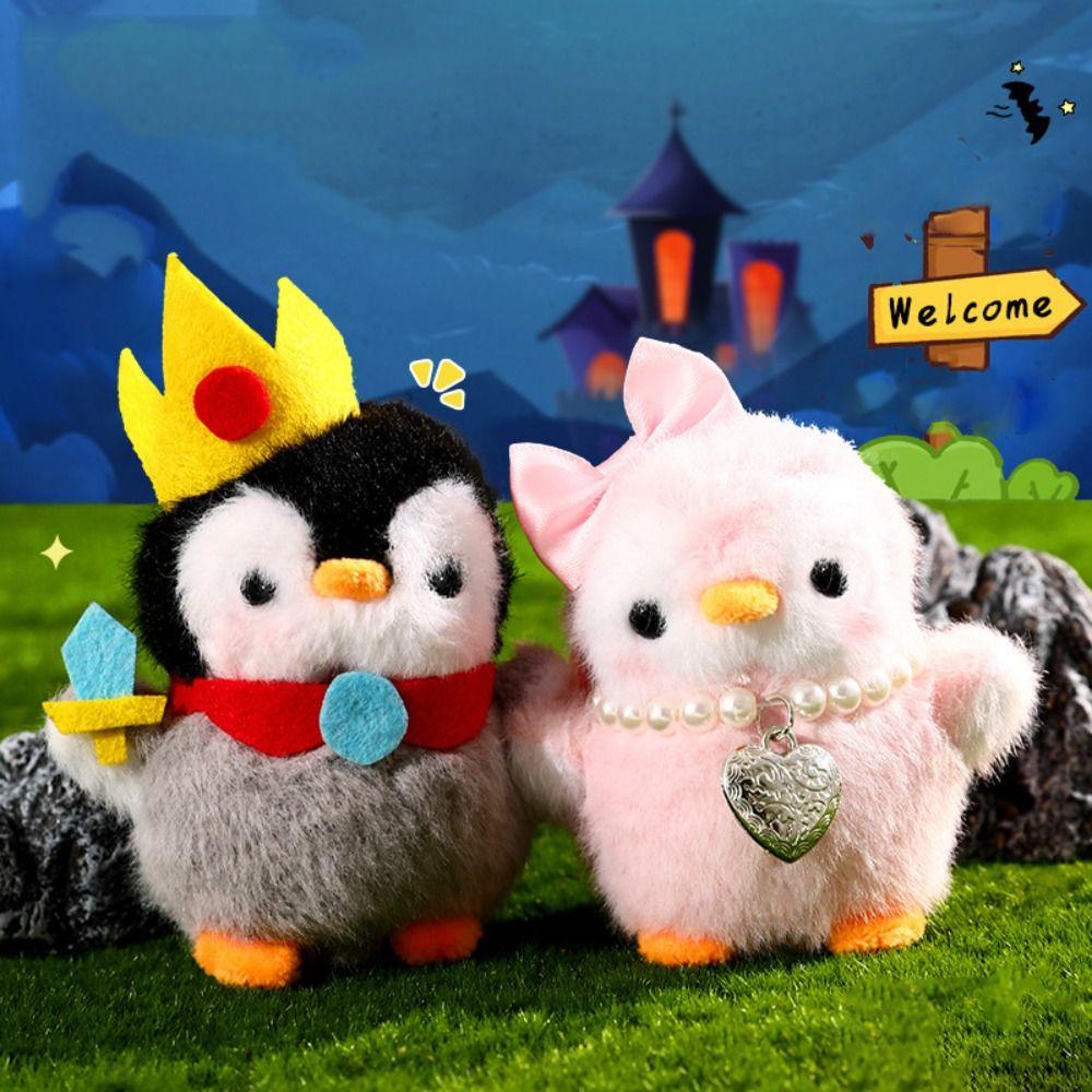 Collection Princess Penguin Pendant Fluffy Soft Stuffed Animal Keyring  Birthday Parties