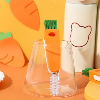 Kunststoff-Teller-Topf-Waschbürste, multifunktional, modisch, praktisch, multifunktionale Flaschen-Reinigungsbürsten