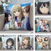 Coming-of-age Story Cushion Cover Soft Plush Fabric Double-Sided Printed Sofa Cushion Cover for All Seasons Home Decor Gift