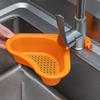 New Swan Sink Drain Basket Household Anti-Slip Faucet Strainer Food-Grade Filter Basket Food Garbage Colanders Draining Shelf