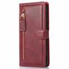 For iPhone 16e Case Zipper Flip Leather Phone Cover with Card Holder