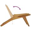 Vidaxl Garden Chair, Solid Teak Wood