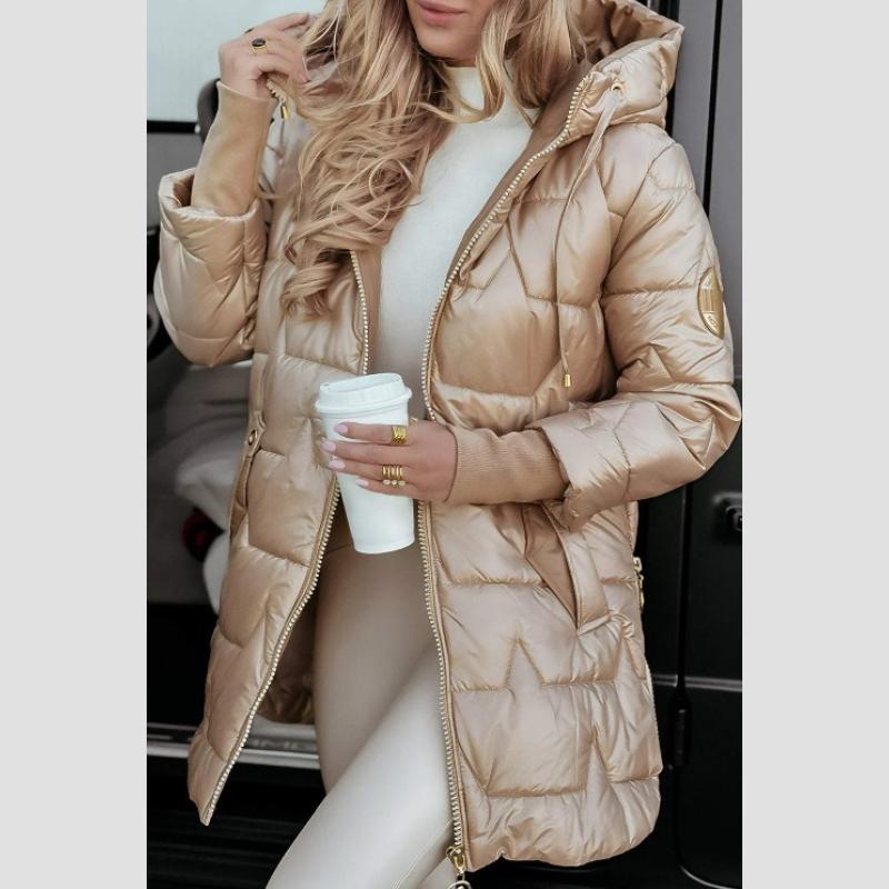 Autumn Winter Hooded Cotton Jacket Mid-Length Coat Women's Jackets Women Clothes Jacket
