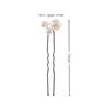9-Piece Pearl Hair Pins Set - Small & Large Sizes - Bridal, Wedding, Party, Graduation, Kimono, Everyday Wear - Silver Tone