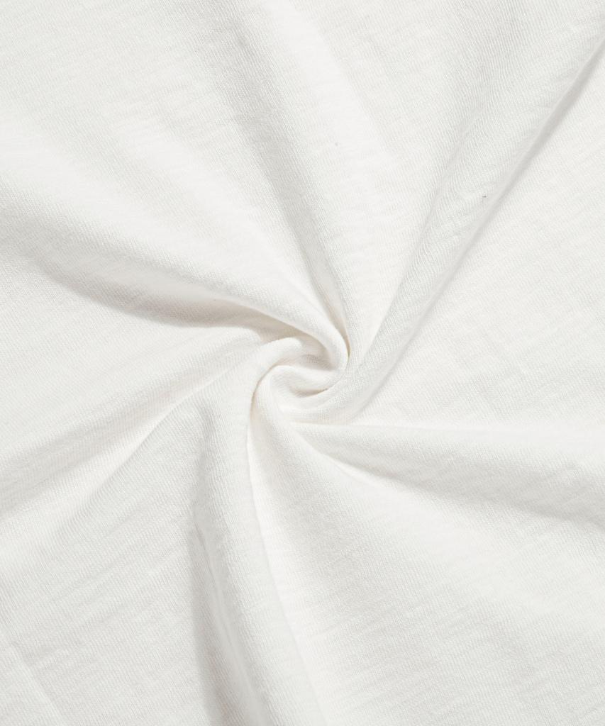 Beulonseun 10.5 Oz Usa Cotton Tubular Gusset Tee White