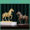Handcrafted Realistic Pony Figurine Horse Resin Statue Simulated Farm Animal Sculpture Home Office Desktop