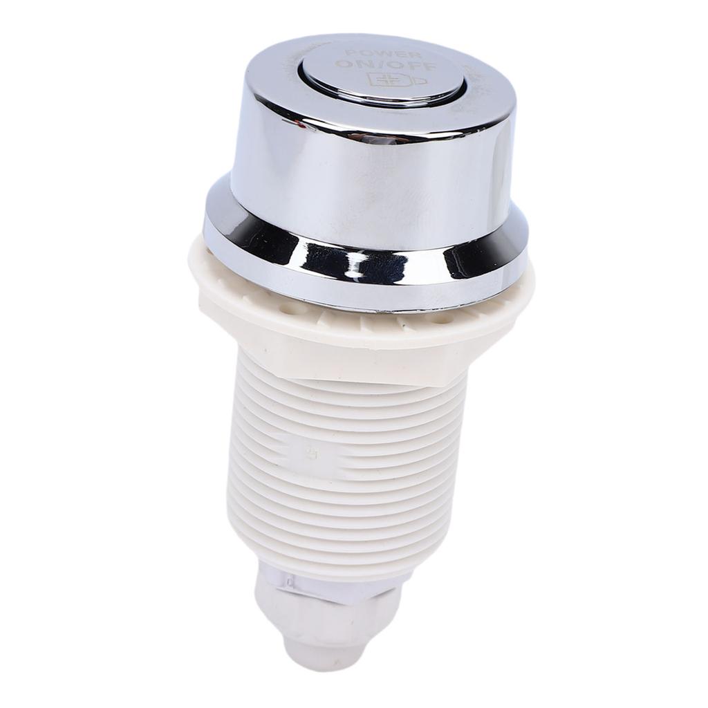 Hot Tub Push , Round PVC Pressure Valve for Bath Spa, G1 Inch Thread Size, Extensive Adaptability, Excellent Proof, Accurate Water Cont