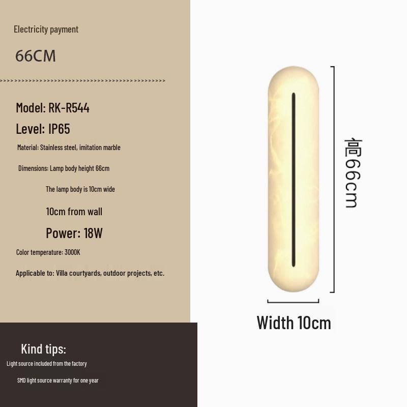 Modern Alabaster Wall Light - Minimalist French Design for Living Rooms, Bedrooms & Hallways