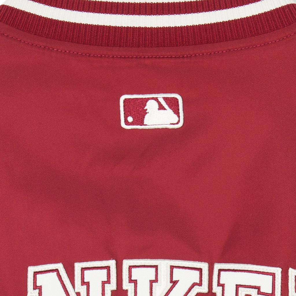 New MLB SS24 New York Yankees Baseball Jacket Unisex Burgundy 3AJPV0641-50WIS