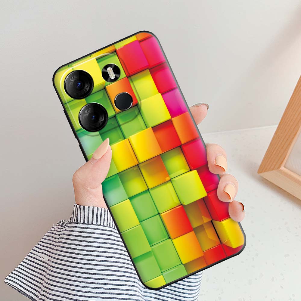 For Tecno Pop 7 Pro Case Cover Cute Animal For Tecno Pop 7 Silicone Phone Cases For Tecno Pop7 7 Pro Cool Cartoon TPU Bumper Tecno Pop 7 Pro