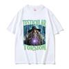 Schattenmagier Lustiges T-Shirt Hodenverdrehung Meme Grafik T-Shirt Männer Frauen Retro Gothic Übergroßes Kurzarm-T-Shirt Tops