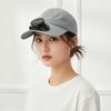 Portable Rechargeable Fan Hat Solid Color Cooling Fan Peaked Cap for 3.7V/300mAh Hiking