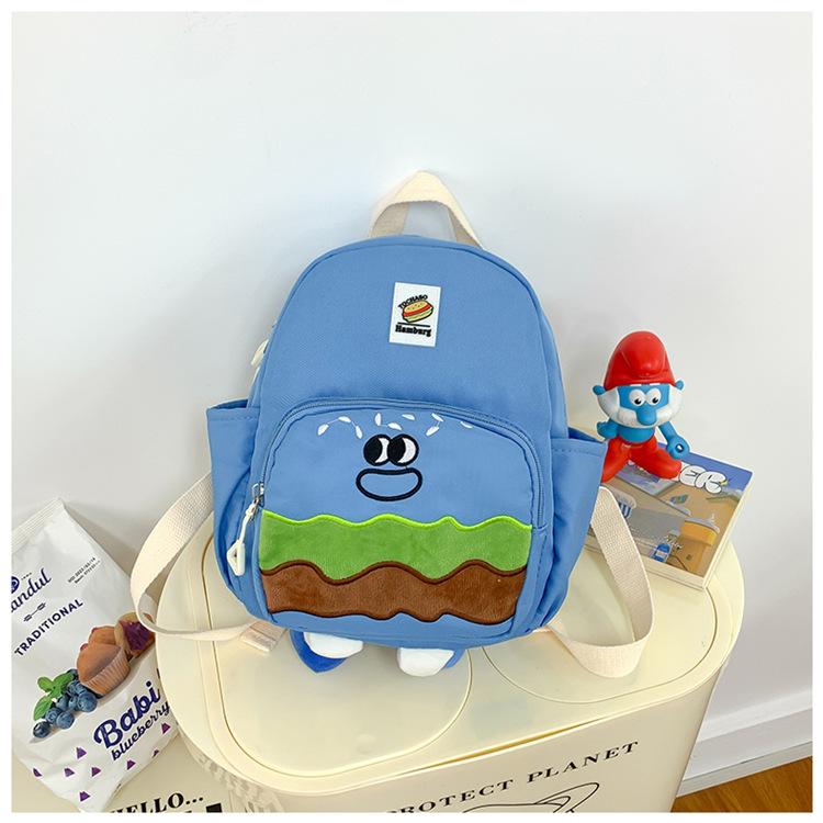 

Школьный рюкзак модный тренд рюкзак высокой ценности девочка милый зарубежный стиль маленький школьный рюкзак мальчик повседневный рюкзак синий