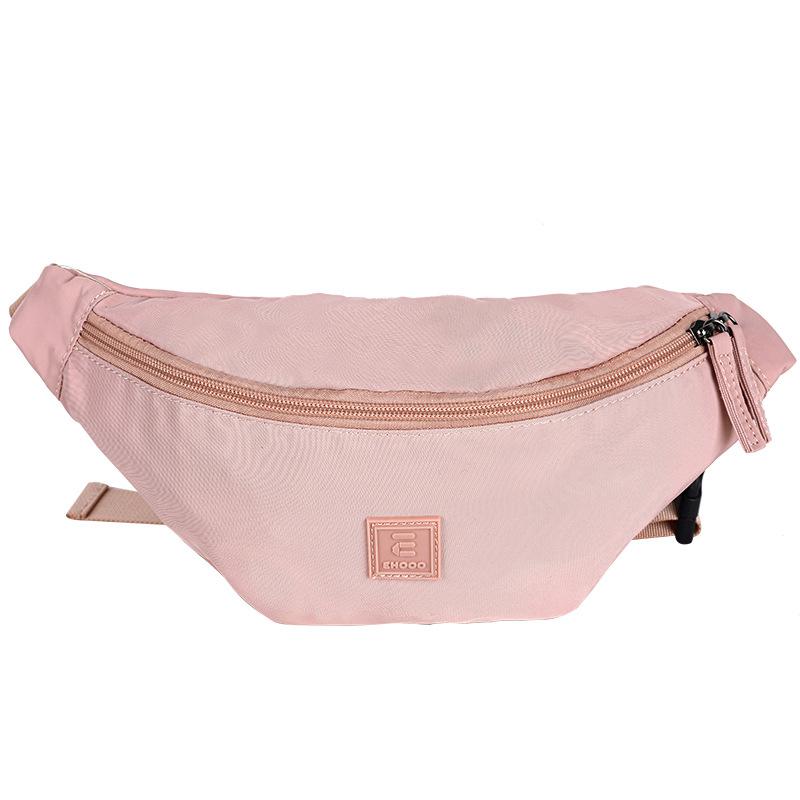 

Breast bag men s and women s 2025 spring new solid color hot-selling fanny pack trendy brand lightweight nylon satchel spot