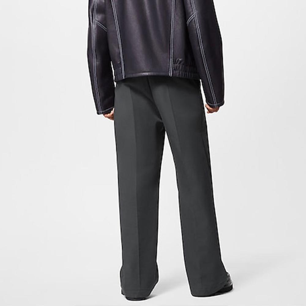 Louis Vuitton FW22 Leather Jacket Coat Men's Black 1AAVCA