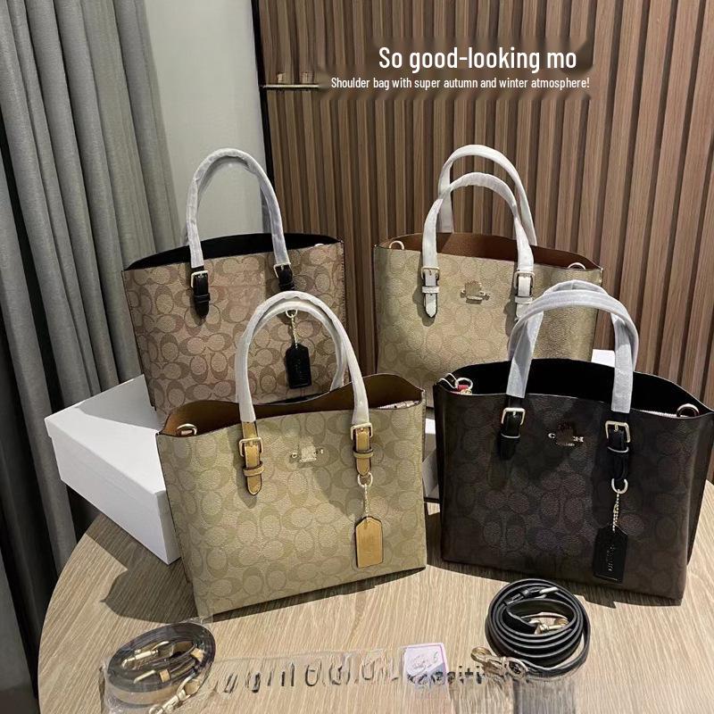 Dámská chambrayová taška KOU Jasmine Tote & Crossbody - Lehká, Velkokapacitní, Doprava zdarma