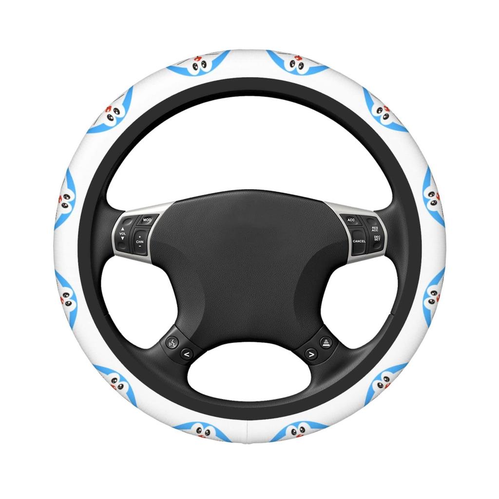 Doraemon Steering Wheel Cover for Cars, Stylish, Anti-Slip, Stain Prevention, Comfortable Touch, Accessories, Interior