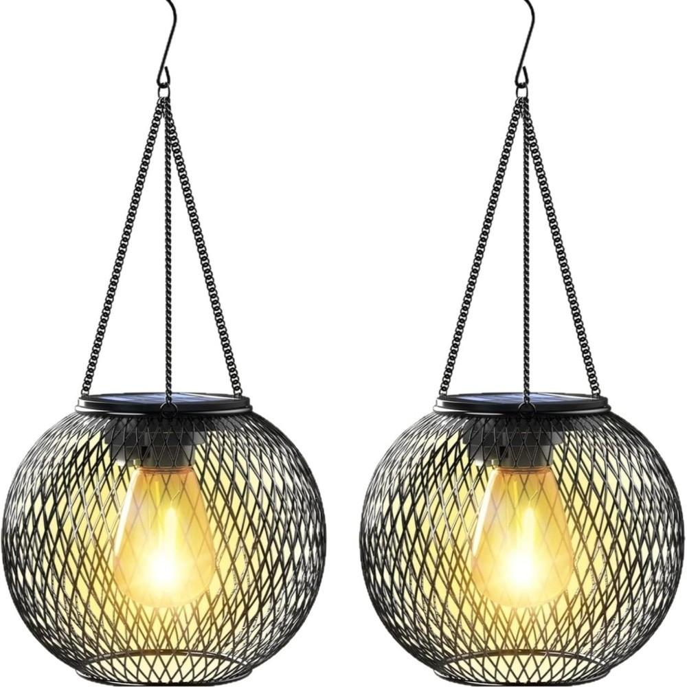 

Iron Chain Solar Lantern Outdoor Garden Lamp New Solar Lights Outside Decorative