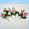 Butterfly Orchid With Realistic Leaves For Wedding And Event Settings