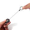 Retractable Pull Badge Reel Lanyard Holder Reels Recoil Belt Key Ring Chain Clip