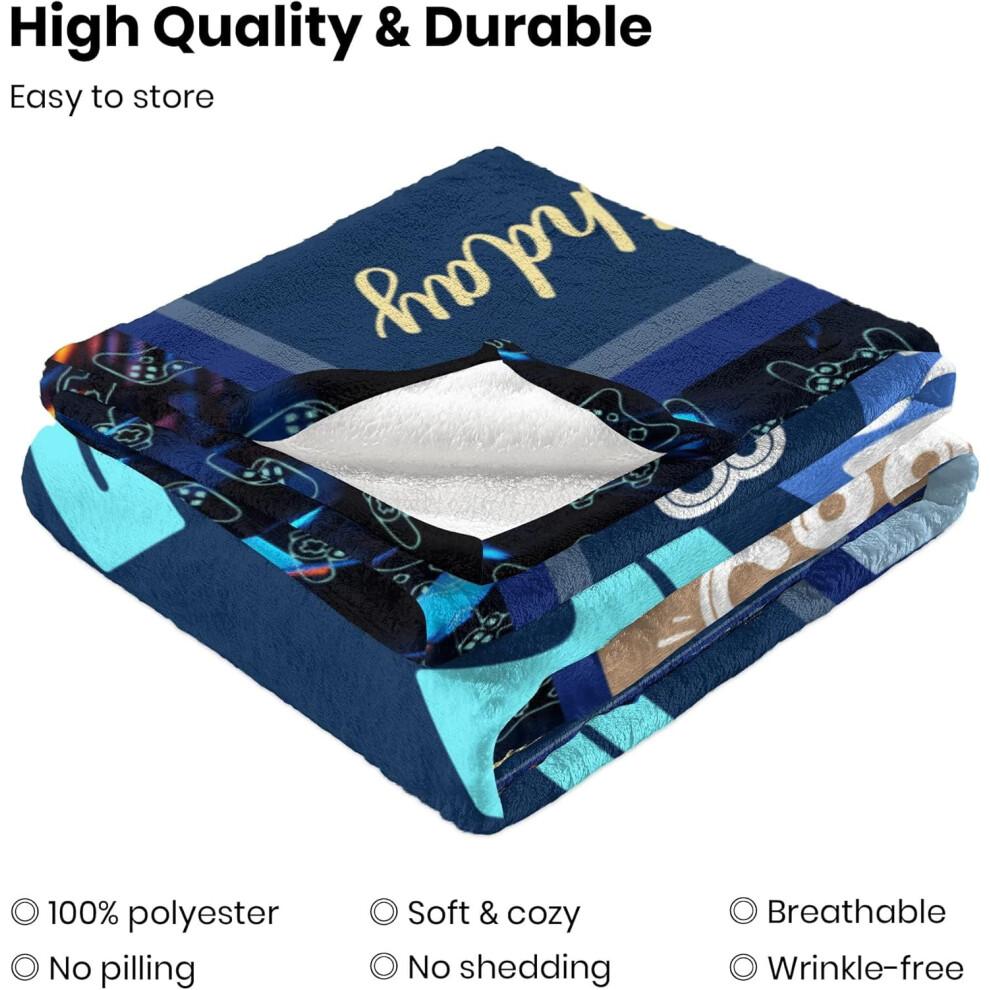 13 Year Old Boy Gift Ideas Presents for 13 Year Old Boys Official Teenager Birthday Decorations for Boys Throw Blanket(50*60inch)