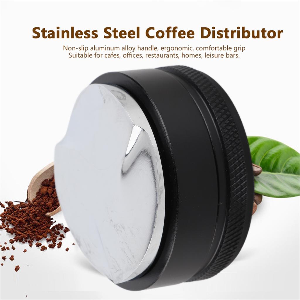 Stainless Steel Coffee Tamper Height Distributor Leveler Tool Accessories