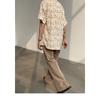 Men's Vintage Botanical Print Short Sleeve Shirt Oversized Camp Collar Blouse Casual Summer Button Down Top