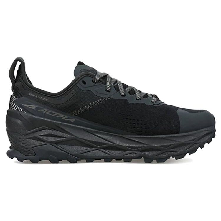 Altra Olympus 5 Comfortable Cushioning Mesh Low-Top Trail Running Shoes Men sneaker Black AL0A7R6P0011