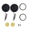 2pcs 120W Dome Tweeter Car Speakers Loudspeaker Auto Sound Speaker Subwoofer Car Tweeter Audio Modification Accessories