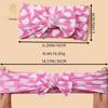 New European & American Baby Headband: Cute 3D Bow, Digital Print & Nylon Jacquard
