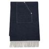 HERMES [Excellent condition/Domestic genuine] Pocket cargo cashmere Scarf IndigoUsed