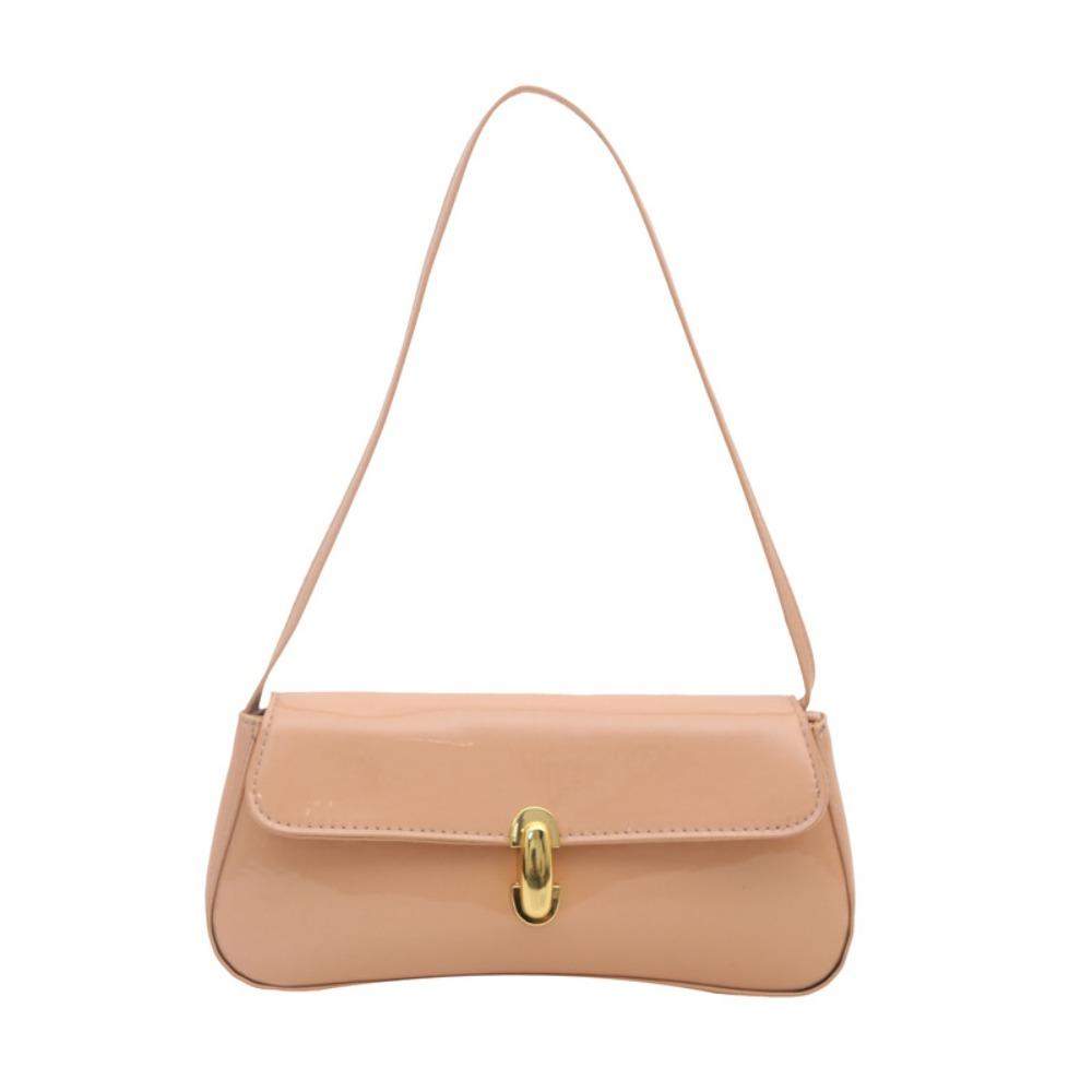 PU Vintage Underarm Bag Flap Decor Handbag New Tote Bag  Party