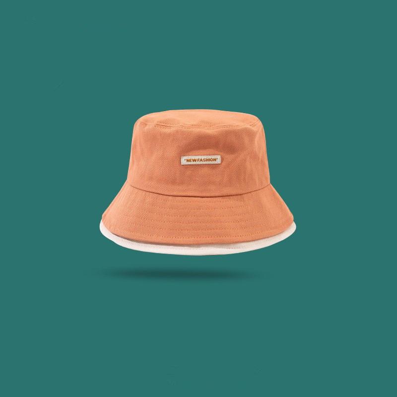

Casual Womens Bucket Hat With Wide Brim Sun Protection For Summer And Fall помаранчевий