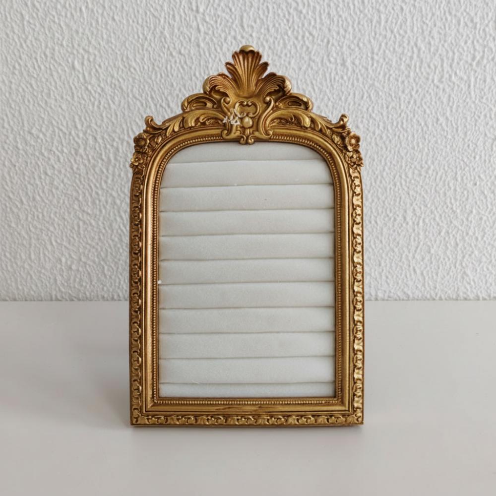 

Picture Frame Shape Picture Frame Jewelry Storage Shelf Jewelry Photography Props Boutique Storage білий
