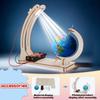 Diy Earth Model Day Night Cycle Science Kit Stem Educational Globe Toy For Kids Classroom Physics Learning Wooden Handmade Toys