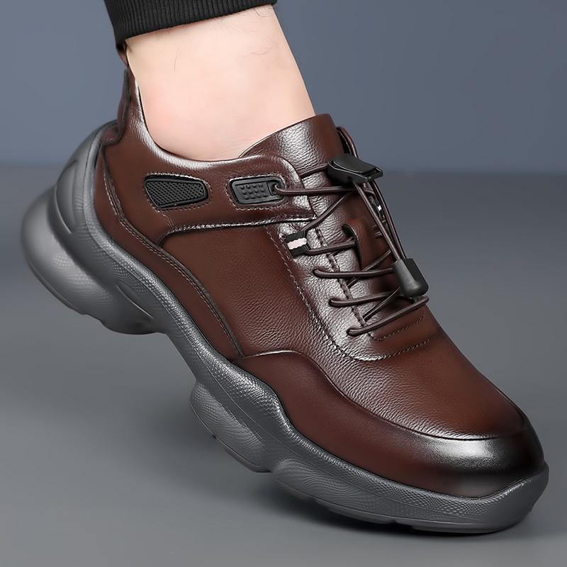 Men Casual Shoes PU Flat Bottom Comfortable Classic Daily Men Shoes