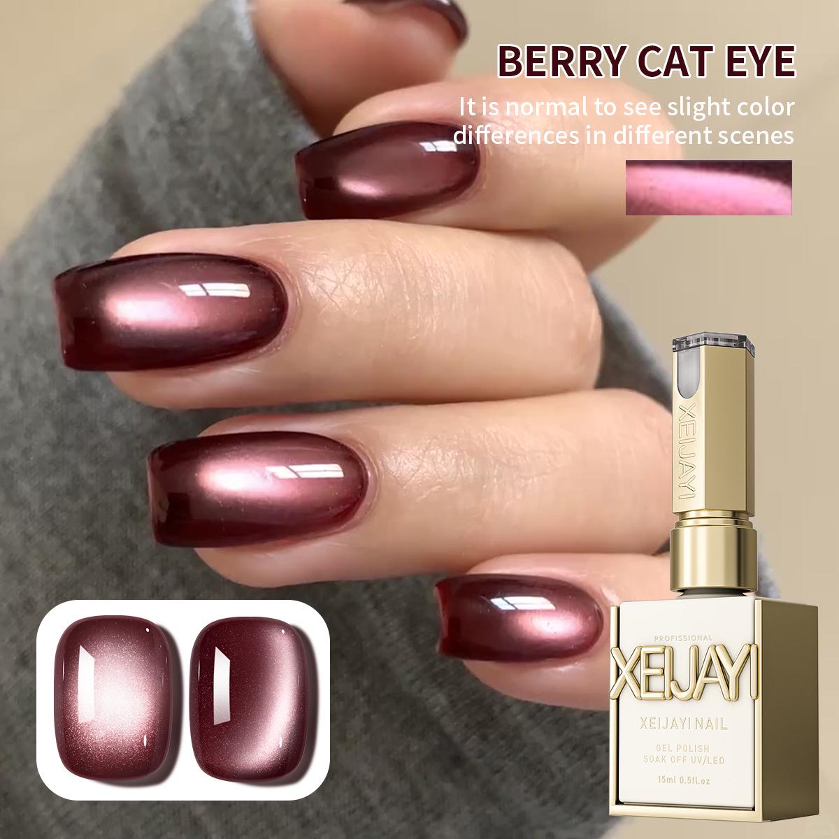 

2025 Продвинутый фиолетовый кошачий глаз отбеливающий гель-лак