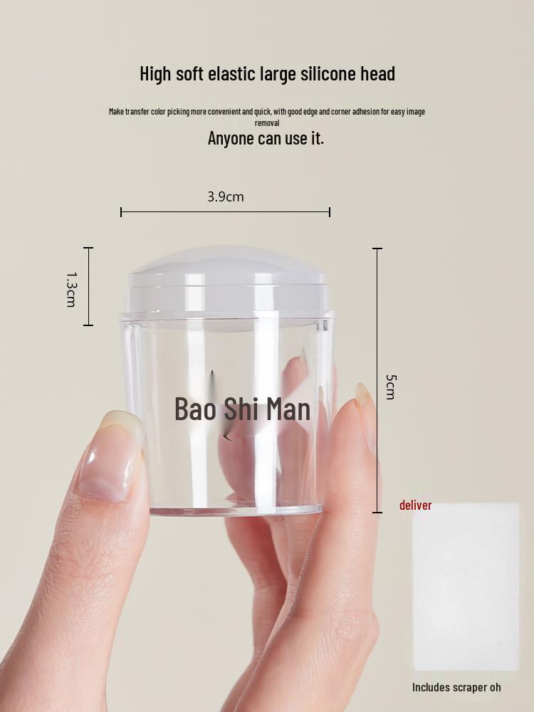 Christmas Nail Art Stamping Plates - Star and Bow Patterns, Transparent Steel Plates