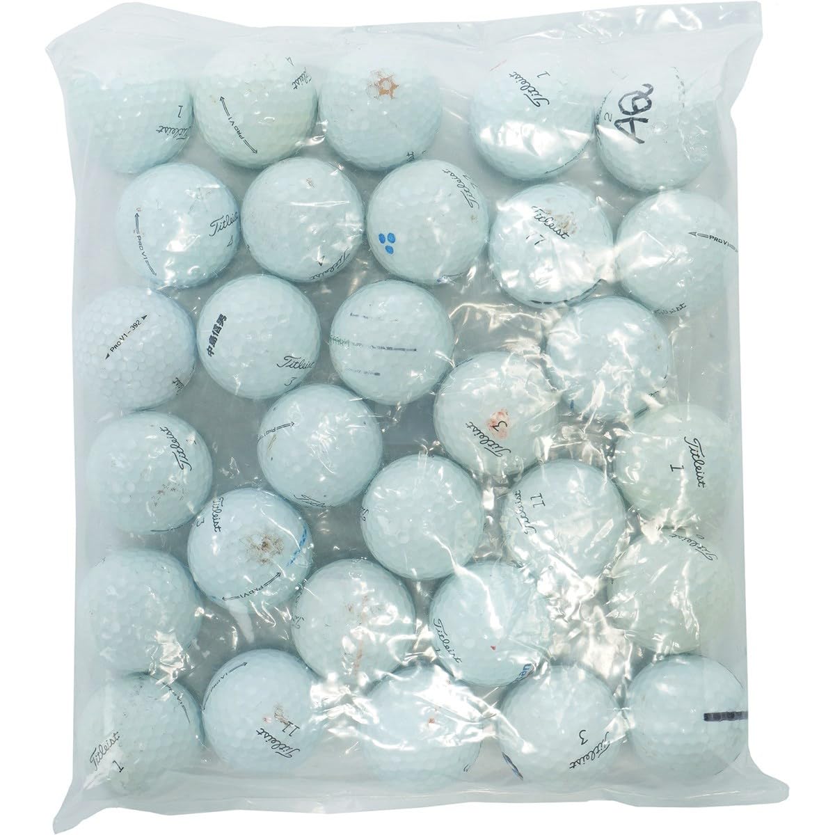 

Lost Ball Pro V1 Mixed White Balls, Era, 30-Piece Set, белый