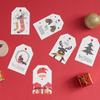 1000PCS Christmas Labels Kraft Tag Paper Hang Tags Party Cards Gift Wrapping Xmas Decoration DIY Wrapping Supplies