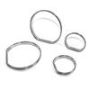 AEA6-Car Front Instrument Trim Frame Speedometer Dial Ring Bezel Car Interior Accessories For BMW 3 Series E46 1998-2007