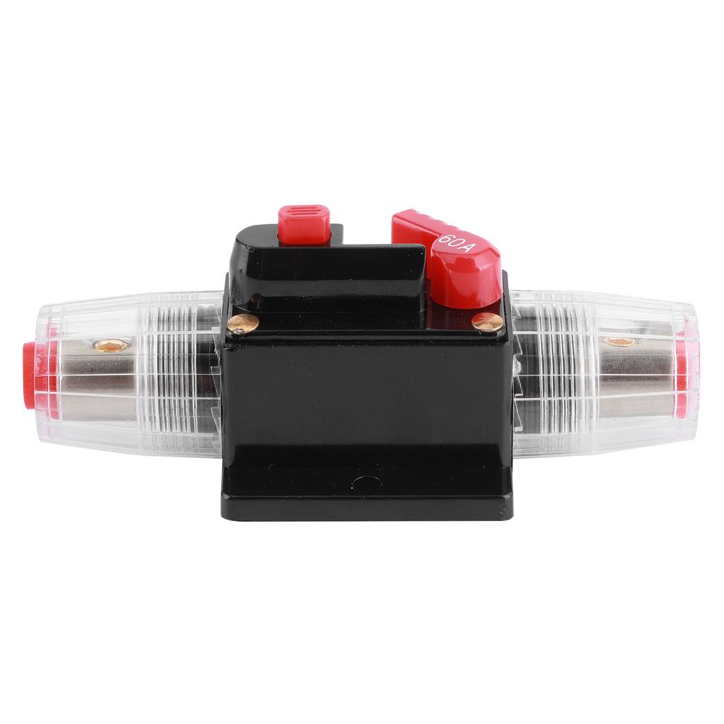 Automatic Reset Fuse Holder Switch Amplifier Car Truck Audio Modification 12V 60A