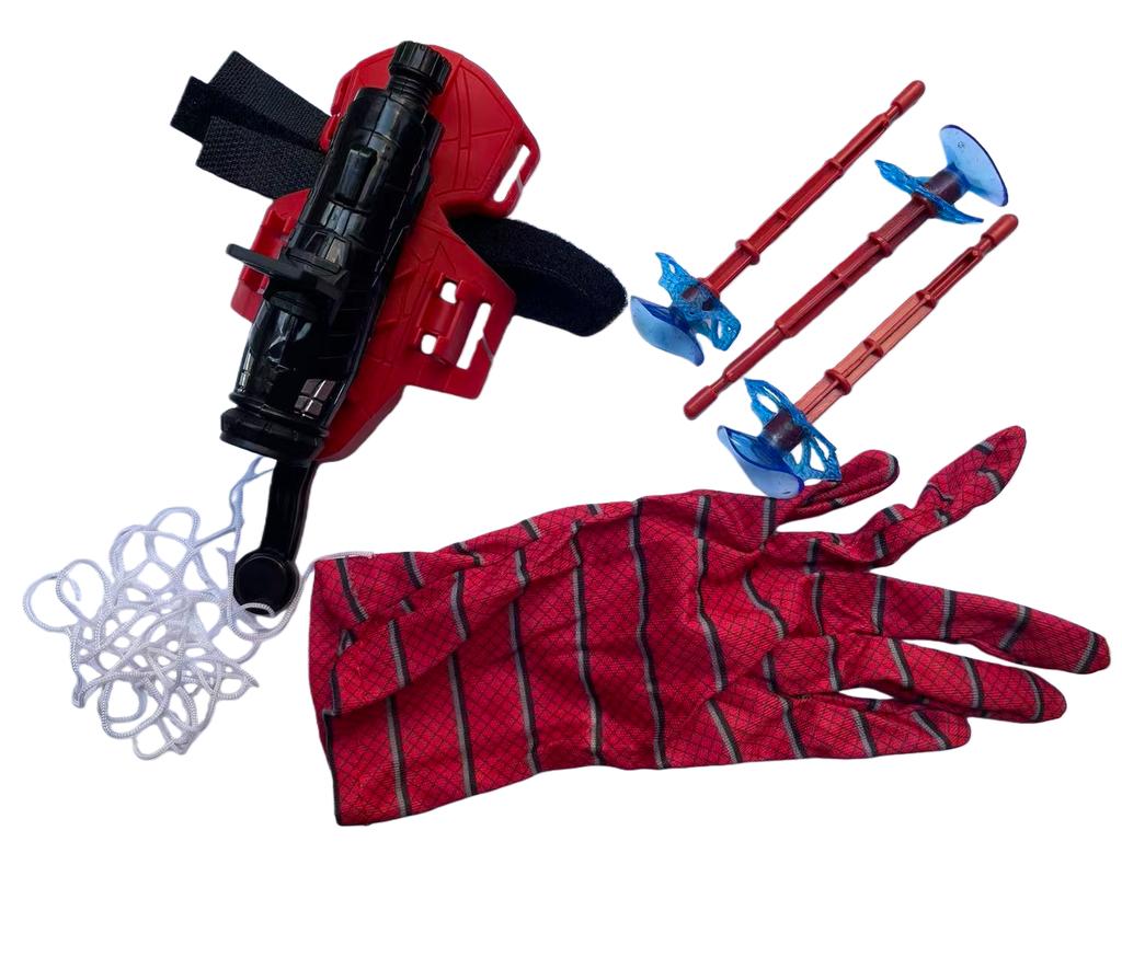 1pc Children's Toy Spider Web Launcher Spider Web Shooting Glove Set Creative Toys Suitable Children's Birthday Christmas Gifts