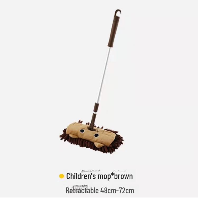 Children's Mini Broom & Dustpan Set - Soft Plastic Learning Tool