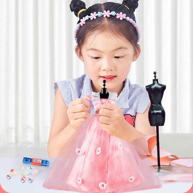Plastic Doll Dress Stand Perfect Dolls Display Stand Display Holder Doll Dress Rack for Doll Dresses and Wedding Gowns