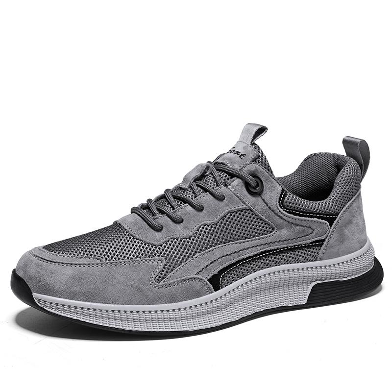 New Men's Thick-soled Non-slip Casual Walking Shoes Male Daily Leisure Trendy Versatile Sports Shoes Breathable Sneakers For Men