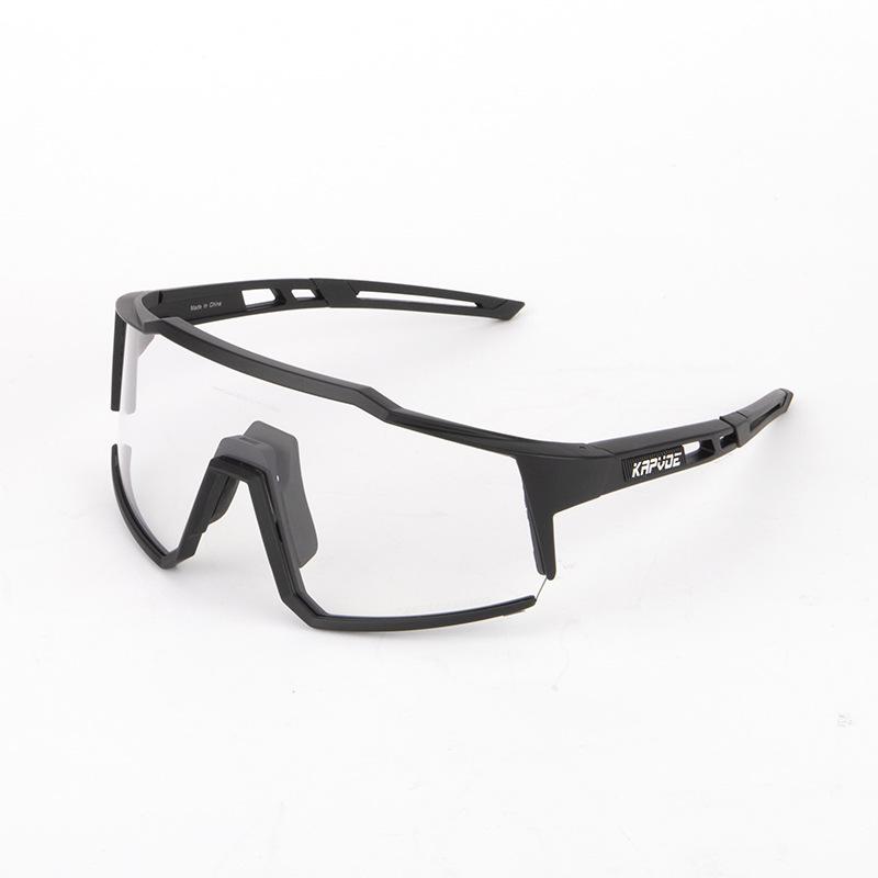 

kapvoe Photochromic cycling glasses for road and mountain biking, unisex outdoor sports windproof bicycle glasses TK9022-PH-1L-01